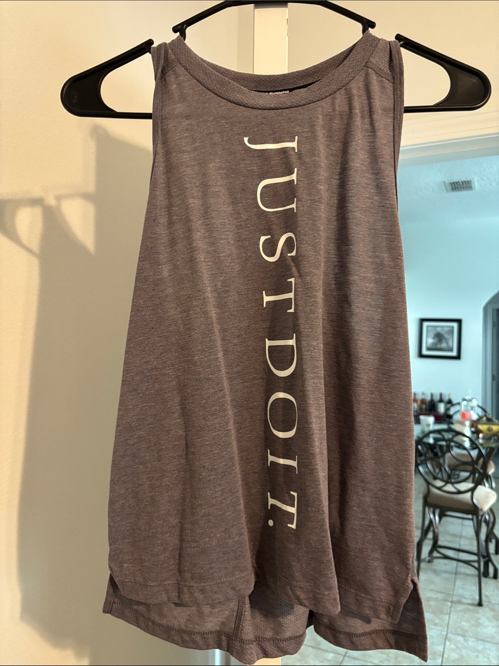 Nike Women’s Lavender Vertical "JUST DO IT." Tank